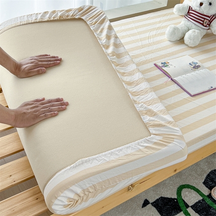 91家纺网 家纺一手货源 找家纺 （总）多品 2024新款水洗棉皱皱纱学生宿舍单床笠