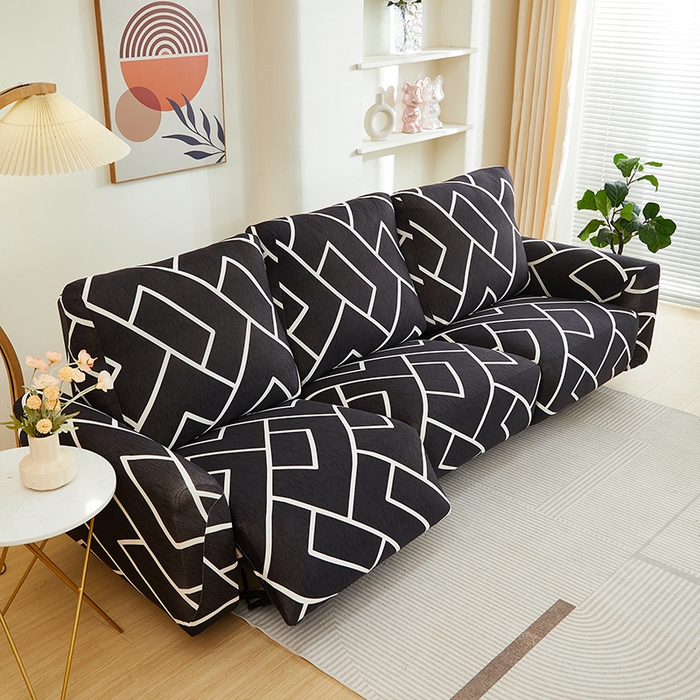 91家纺网 家纺一手货源 找家纺 逐日沙发套 2024新款牛奶丝印花-芝华仕沙发套 印花  芝华仕 迷宫