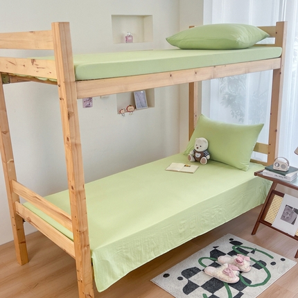 91家纺网 家纺一手货源 找家纺 （总）多品 2024新款水洗棉皱皱纱学生宿舍单床单