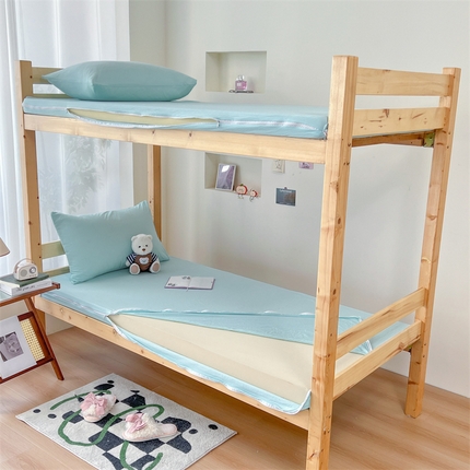 91家纺网 家纺一手货源 找家纺 （总）多品 2024新款水洗棉皱皱纱学生宿舍床垫套床褥套