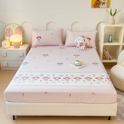 91家纺网 家纺一手货源 找家纺 （总）感遇家纺 2024新款纯棉床单床笠枕套