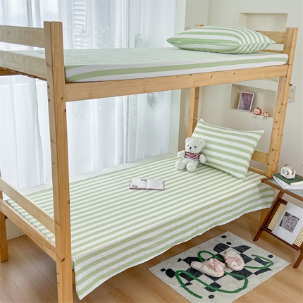 91家纺网 家纺一手货源 找家纺 （总）多品 2024新款水洗棉皱皱纱学生宿舍单床单