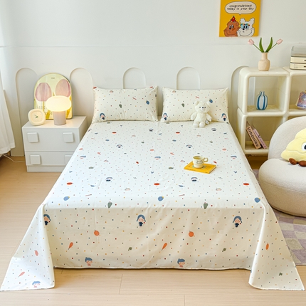 91家纺网 家纺一手货源 找家纺 （总）感遇家纺 2024新款纯棉床单床笠枕套