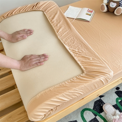 91家纺网 家纺一手货源 找家纺 （总）多品 2024新款水洗棉皱皱纱学生宿舍单床笠