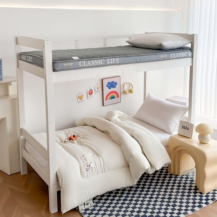 91家纺网 家纺一手货源 找家纺 招财狼家纺  2024新款水洗磨毛学生大豆被夏被春秋被多被芯被子 大豆被 米黄