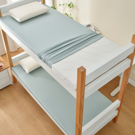 91家纺网 家纺一手货源 找家纺 美真家纺2024大学生床垫套全棉床垫套宝宝绒床垫套宿舍床垫套纯棉床垫套子 时空蓝