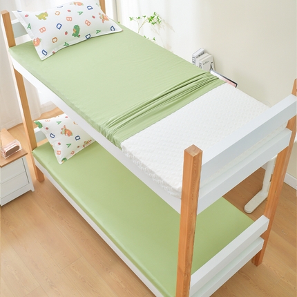 91家纺网 家纺一手货源 找家纺 美真家纺2024大学生床垫套全棉床垫套宝宝绒床垫套宿舍床垫套纯棉床垫套子 绿色