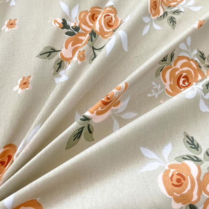 91家纺网 家纺一手货源 找家纺 梵巢家纺 芦荟棉被套，被罩化纤被套爱在花开