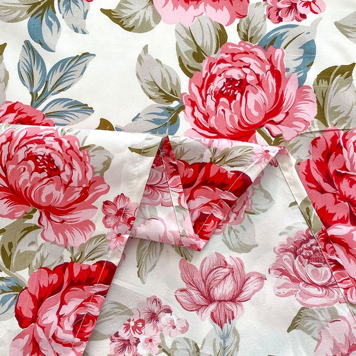 91家纺网 家纺一手货源 找家纺 梵巢家纺 芦荟棉三四件套，床单，被套，枕套化纤四件套恋恋花语