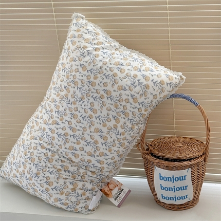 91家纺网 家纺一手货源 找家纺 （总）伟邦枕芯 2024新款韩式天丝花边舒软枕枕头枕芯