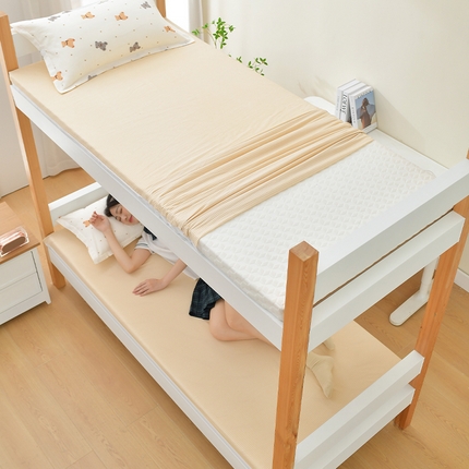 91家纺网 家纺一手货源 找家纺 美真家纺2024大学生床垫套全棉床垫套宝宝绒床垫套宿舍床垫套纯棉床垫套子 黄小格