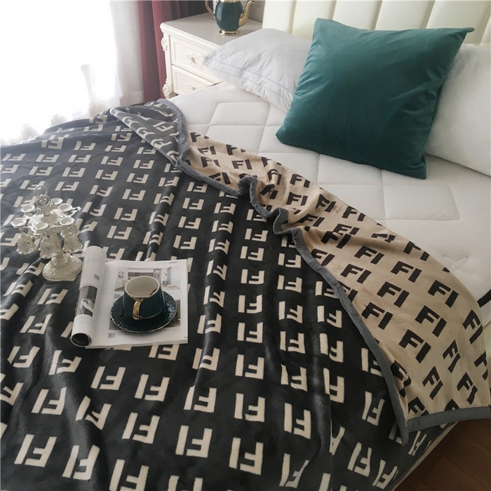 91家纺网 家纺一手货源 找家纺 卡奥家纺 2024新款双层AB版云貂绒毛毯法莱绒休闲盖毯沙发毯空调毯子 格瑞