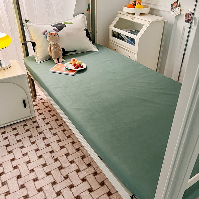 91家纺网 家纺一手货源 找家纺 港岛妹妹 2024新款芦荟棉印花四件套四件套学生床宿舍图 轻颜