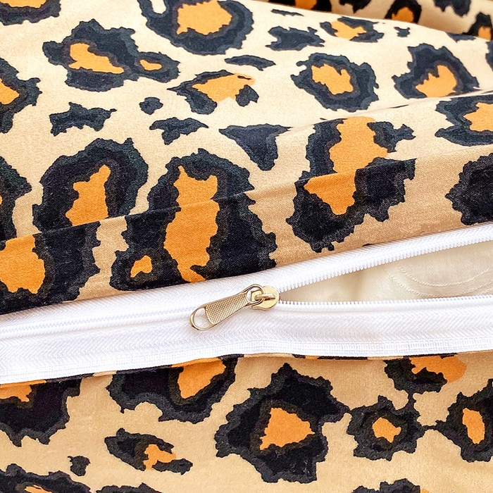 91家纺网 家纺一手货源 找家纺 梵巢家纺 芦荟棉被套，被罩化纤被套豹纹