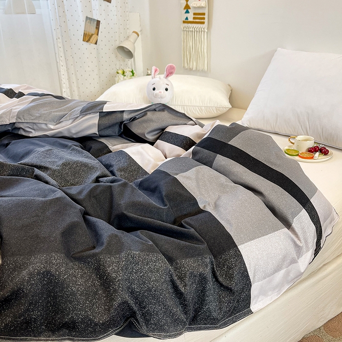 91家纺网 家纺一手货源 找家纺 港岛妹妹 2024新款芦荟棉印花单被套 格里斯