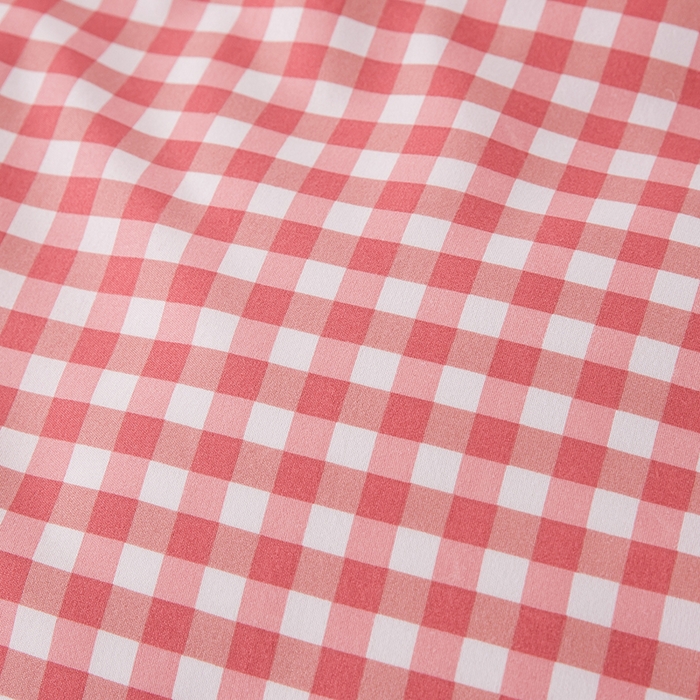 91家纺网 家纺一手货源 找家纺 港岛妹妹 2024新款芦荟棉印花单被套 粉小格