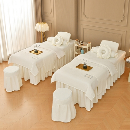 91家纺网 家纺一手货源 找家纺 （总）不打烊家纺  (原春恩家纺) 2025新款贡棉美容床罩系列套件-艾米尔