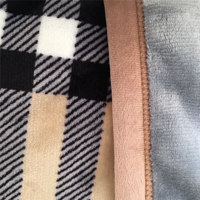 91家纺网 家纺一手货源 找家纺 卡奥家纺 2024新款双层AB版云貂绒毛毯法莱绒休闲盖毯沙发毯空调毯子 宝格