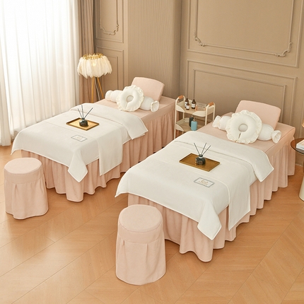 91家纺网 家纺一手货源 找家纺 （总）不打烊家纺  (原春恩家纺) 2025新款贡棉美容床罩系列套件-艾米尔