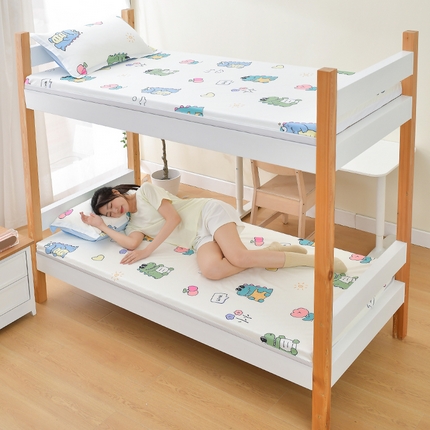 91家纺网 家纺一手货源 找家纺 美真家纺2024大学生床垫套全棉床垫套宝宝绒床垫套宿舍床垫套纯棉床垫套子 恐龙园