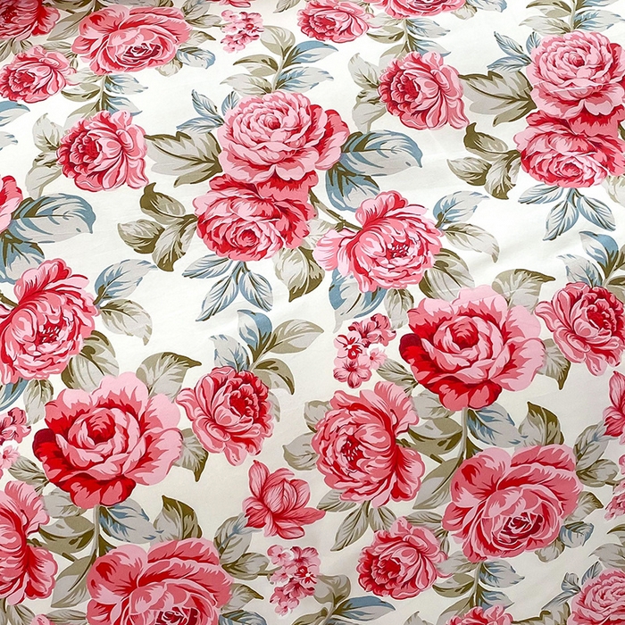 91家纺网 家纺一手货源 找家纺 梵巢家纺 2025新款芦荟棉四件套和单品印花四件套 床笠款四件套恋恋花语