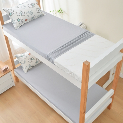 91家纺网 家纺一手货源 找家纺 美真家纺2024大学生床垫套全棉床垫套宝宝绒床垫套宿舍床垫套纯棉床垫套子 深灰色