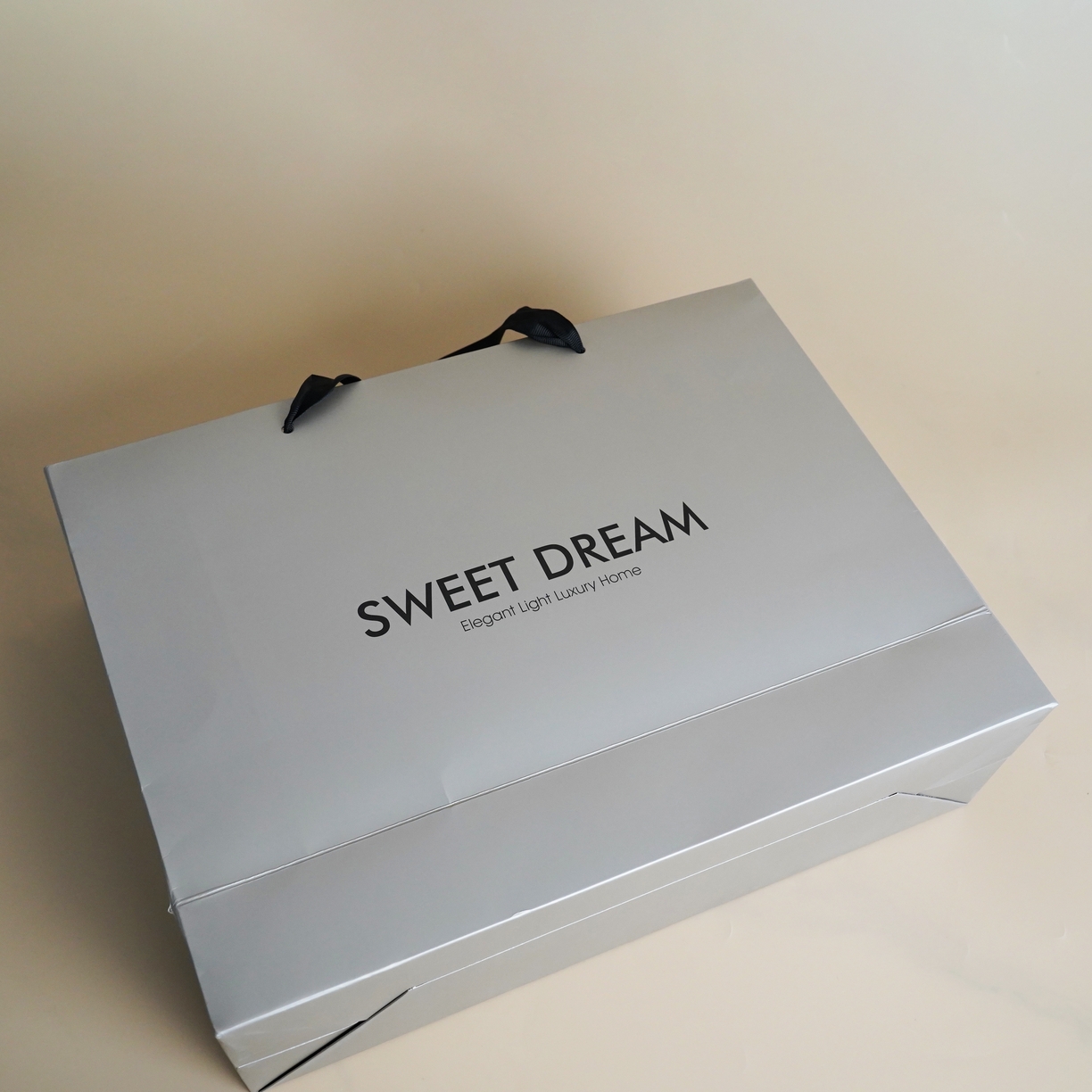 91家纺网 家纺一手货源 找家纺 正大包装 SWEET DREAM 礼盒+手提袋 现货新包装