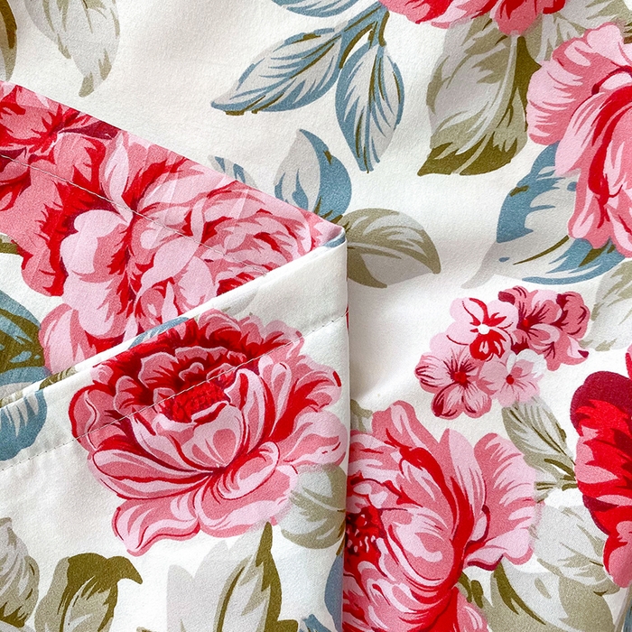 91家纺网 家纺一手货源 找家纺 梵巢家纺 芦荟棉床笠，外贸跨境单床笠磨毛床笠印花床笠恋恋花语