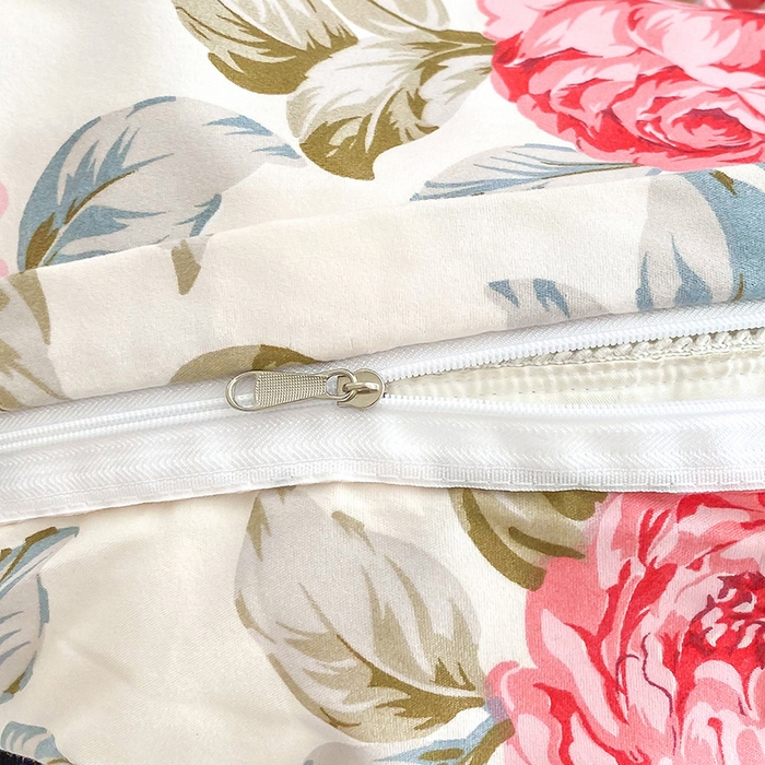 91家纺网 家纺一手货源 找家纺 梵巢家纺 芦荟棉三四件套，床单，被套，枕套化纤四件套恋恋花语