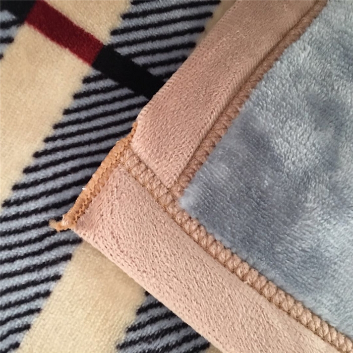 91家纺网 家纺一手货源 找家纺 卡奥家纺 2024新款双层AB版云貂绒毛毯法莱绒休闲盖毯沙发毯空调毯子 宝格