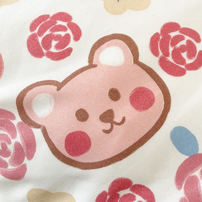 91家纺网 家纺一手货源 找家纺 港岛妹妹 2024新款芦荟棉印花四件套四件套学生床宿舍图 美好生活