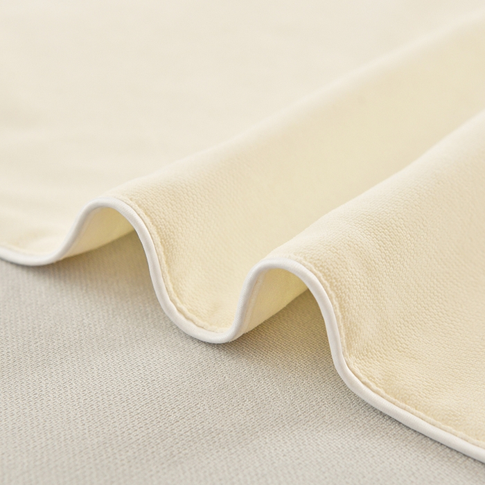 91家纺网 家纺一手货源 找家纺 不打烊家纺  (原春恩家纺) 2025新款贡棉美容床罩系列套件-艾米尔 艾米尔米白色拼驼色