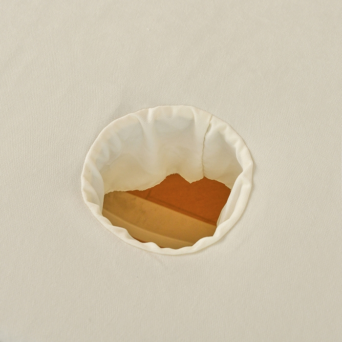 91家纺网 家纺一手货源 找家纺 不打烊家纺  (原春恩家纺) 2025新款贡棉美容床罩系列套件-艾米尔 艾米尔米白色