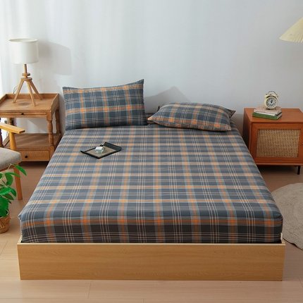 91家纺网 家纺一手货源 找家纺 （总）鑫棉坊 2024新款全棉色织水洗棉床笠