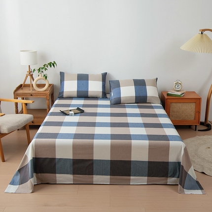 91家纺网 家纺一手货源 找家纺 （总）鑫棉坊 2024新款全棉色织水洗棉床单