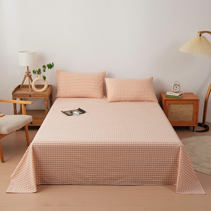 91家纺网 家纺一手货源 找家纺 （总）鑫棉坊 2024新款全棉色织水洗棉床单