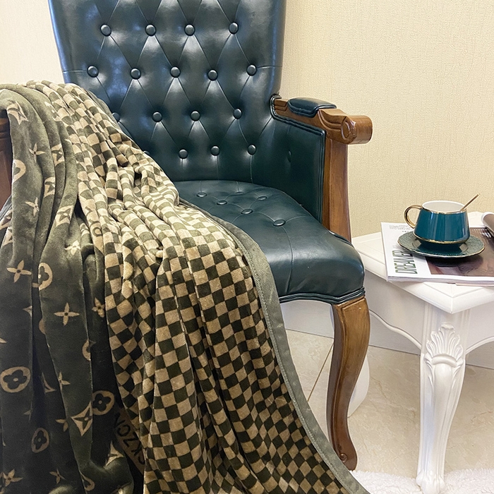 91家纺网 家纺一手货源 找家纺 卡奥家纺 2024新款双层AB版云貂绒毛毯法莱绒休闲盖毯沙发毯空调毯子 比格