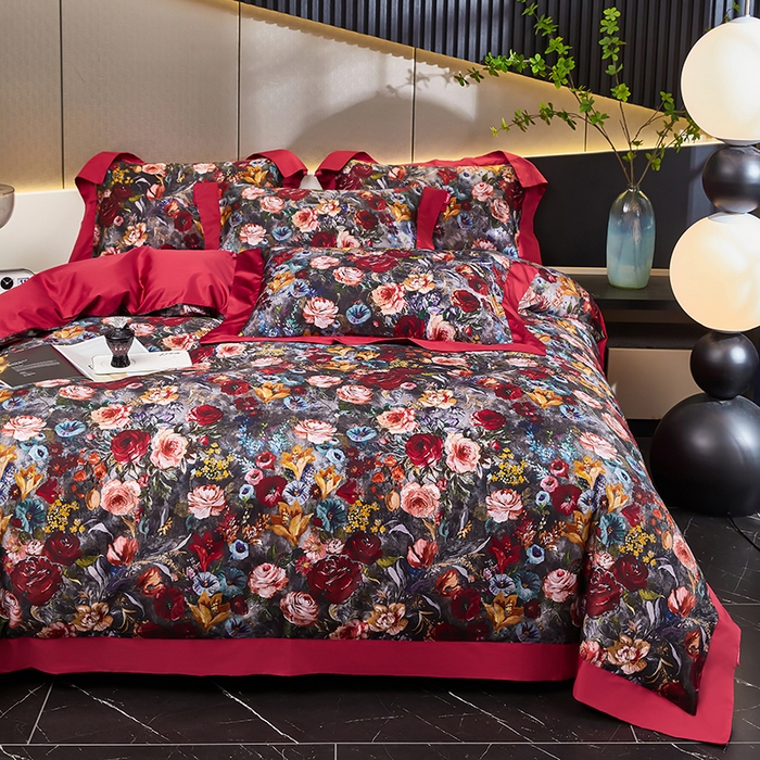 91家纺网 家纺一手货源 找家纺 （总）优姿家纺 2024新款160支长绒棉高端大版四件套