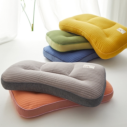 （总）乐可 2024新款砂洗多位护颈荞麦枕 枕头枕芯