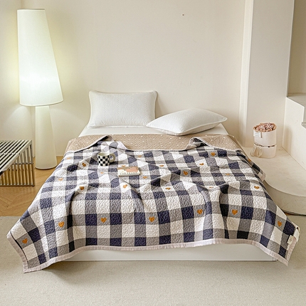 91家纺网 家纺一手货源 找家纺 （总）源舜家纺 2025新款全棉斜纹水洗印花多用被盖