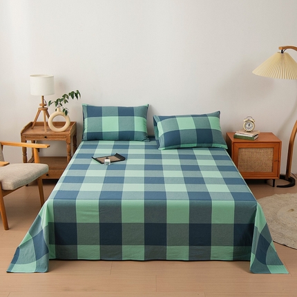 91家纺网 家纺一手货源 找家纺 （总）鑫棉坊 2024新款全棉色织水洗棉床单