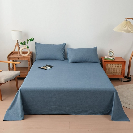 91家纺网 家纺一手货源 找家纺 （总）鑫棉坊 2024新款全棉色织水洗棉床单