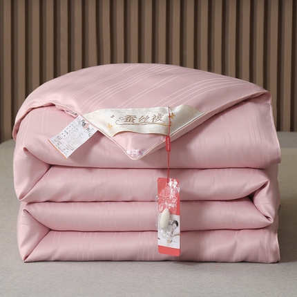 91家纺网 家纺一手货源 找家纺 （总）前程家纺 2025新款全棉120S提花锻条被子冬被春秋被夏被子母被双胎被二合一