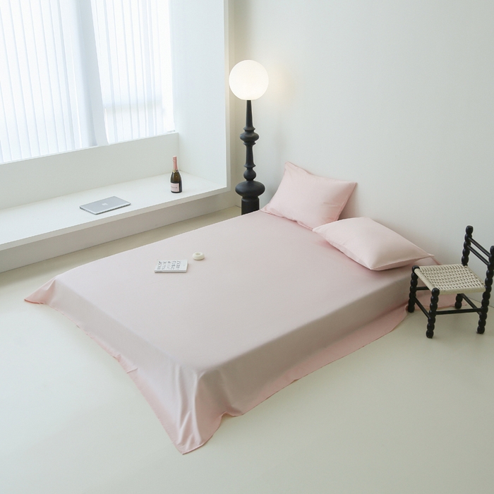 91家纺网 家纺一手货源 找家纺 柠馨2023新款都市贵族系列13376铂金新疆长绒棉纯色单品系列 --单床单