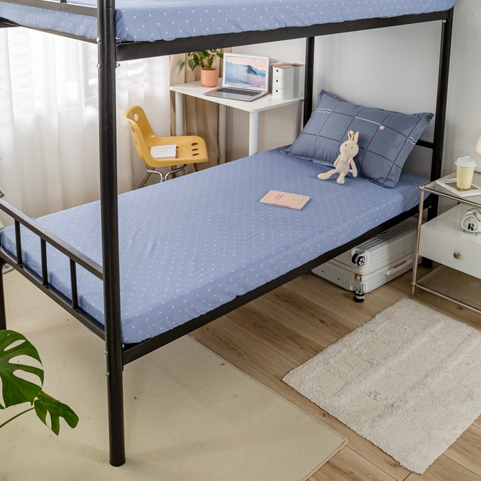 91家纺网 家纺一手货源 找家纺 锦润家纺 2024新款13372床笠床垫套全棉印花三件套朵拉