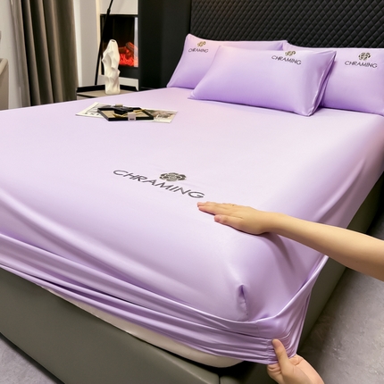 91家纺网 家纺一手货源 找家纺 （总）笠裙家纺 2024新款水洗真丝刺绣床笠系列