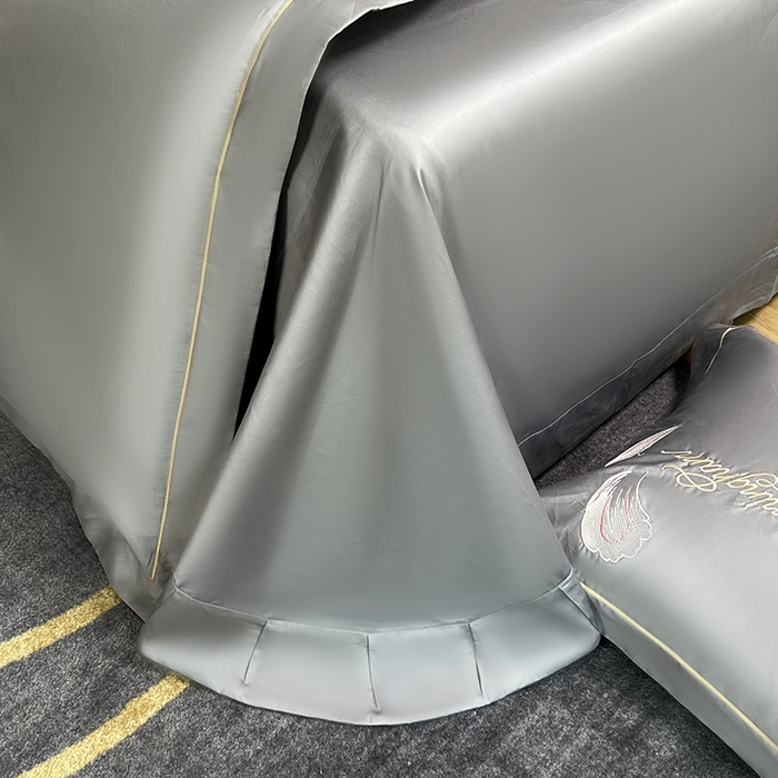 91家纺网 家纺一手货源 找家纺 （总）2025新款140支澳棉纯棉刺绣绣花四件套-简爱