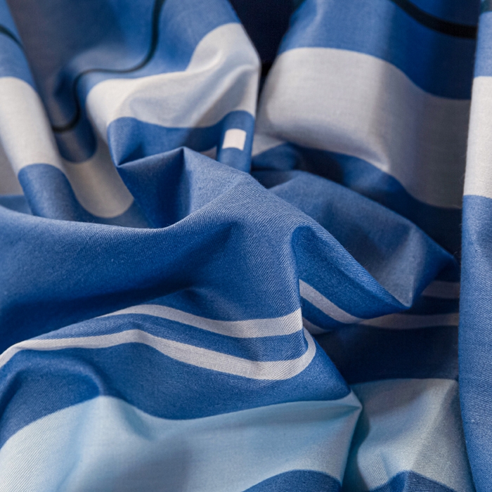 91家纺网 家纺一手货源 找家纺 锦润家纺 2024新款13372床笠床垫套全棉印花三件套莫克-蓝