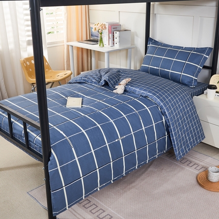 91家纺网 家纺一手货源 找家纺 （总）锦润家纺 2025新款学生季13372床笠床垫套印花全棉学生三件套多件套大礼包