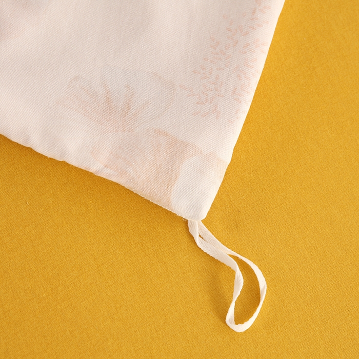 91家纺网 家纺一手货源 找家纺 金纱玉纺家纺 2024新款加厚AB版四件套金叶飘香黄AB